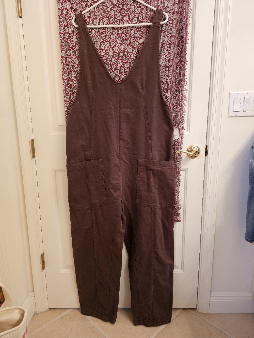 We The Free Brown Overalls Size Large